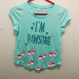 ADORABLE CHILDREN'S TEE WITH SPARKLY WORDING